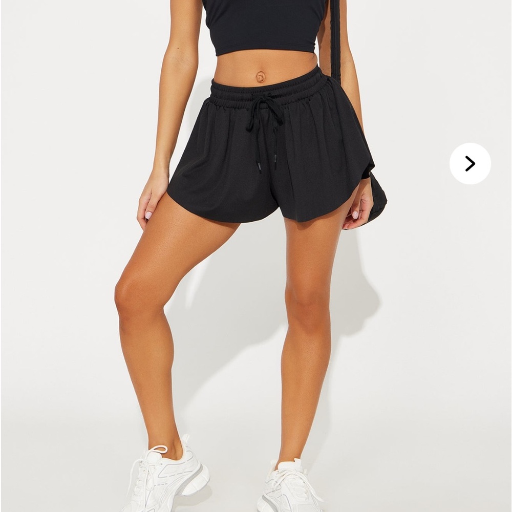 Women's Black Athletic Shorts